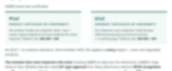Blurred preview: the PCoC and SCoC certificate cards from the sample